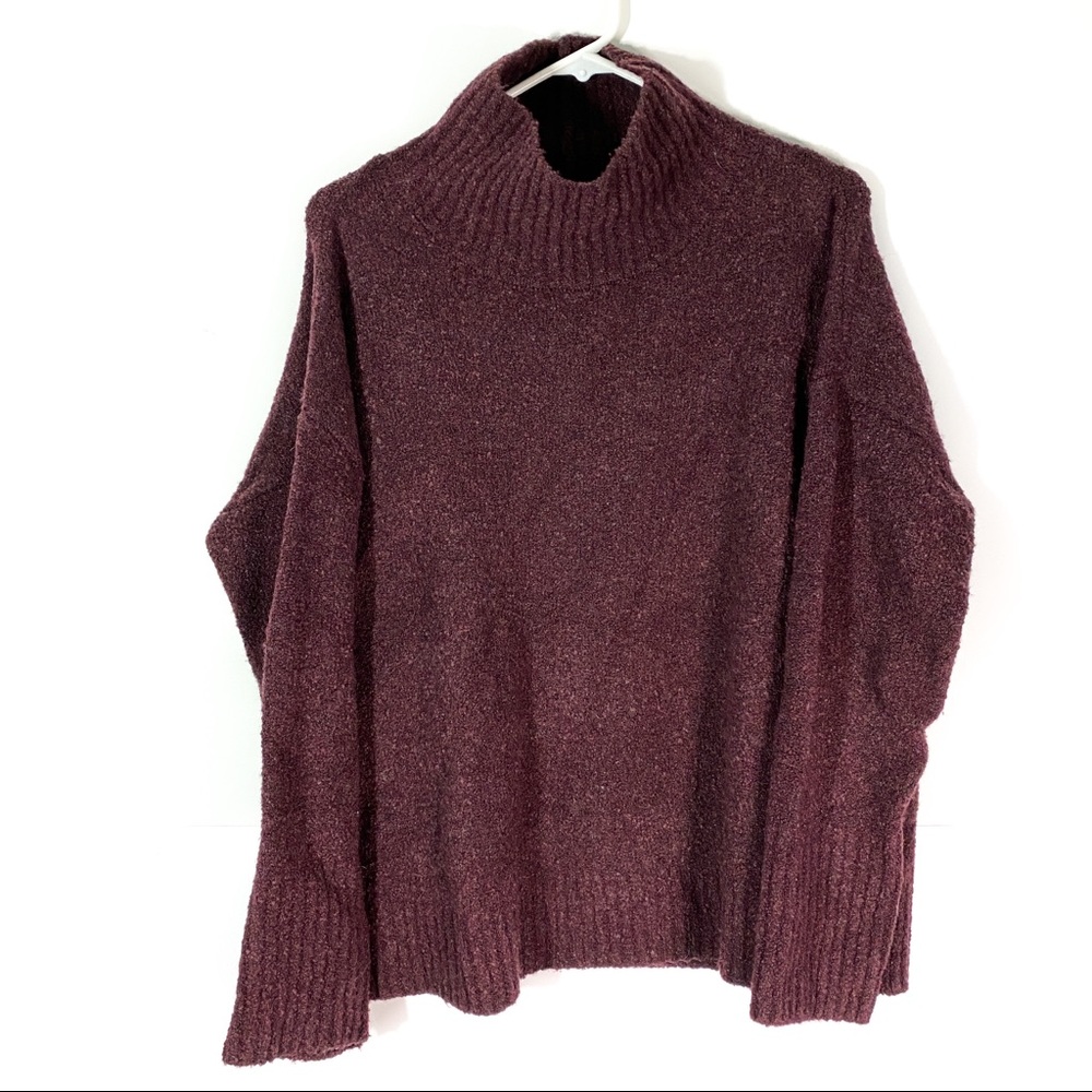 RACHEL ZOE Burgundy Cowl Neck Sweater | SZ Large